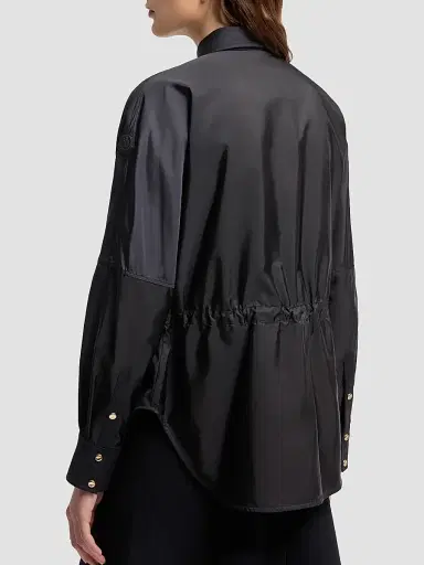 Moncler Women's Shacket in Wool - Dark Blue | Thumbnail 3 Moncler Women's Shacket in Wool - Dark Blue | Thumbnail 3