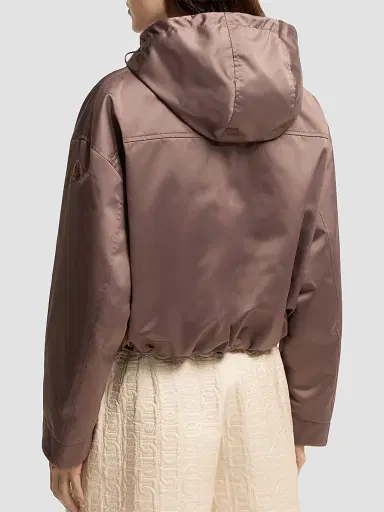Moncler Women's Chevreuil Puffer Jacket in Duchesse - Brown | Thumbnail 3 Moncler Women's Chevreuil Puffer Jacket in Duchesse - Brown | Thumbnail 3