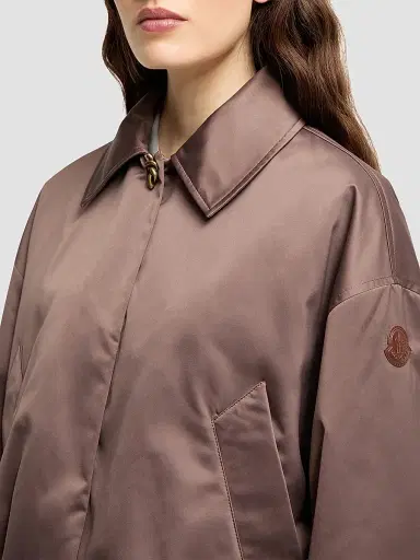 Moncler Women's Chevreuil Puffer Jacket in Duchesse - Brown | Thumbnail 4 Moncler Women's Chevreuil Puffer Jacket in Duchesse - Brown | Thumbnail 4