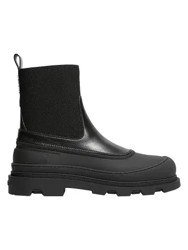 Moncler Women's Vera Edge Ankle Boots in Leather - Black - Size 11 | Thumbnail 1 Moncler Women's Vera Edge Ankle Boots in Leather - Black - Size 11 | Thumbnail 1