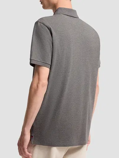 Moncler Men's Polo Shirt in Cotton Piquet - Dark Gray | Thumbnail 3 Moncler Men's Polo Shirt in Cotton Piquet - Dark Gray | Thumbnail 3