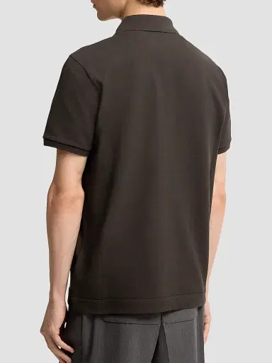 Moncler Men's Polo Shirt in Cotton Piquet | Thumbnail 3 Moncler Men's Polo Shirt in Cotton Piquet | Thumbnail 3
