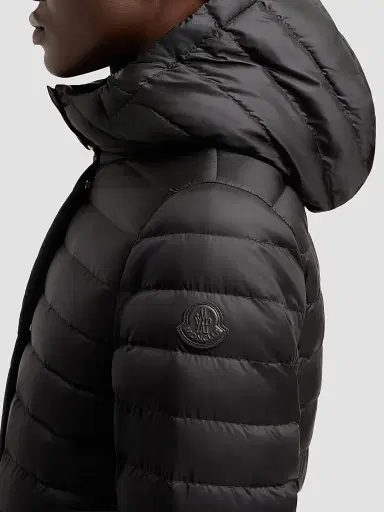 Moncler Women's Raies Puffer Coat with Hood - Black | Thumbnail 4 Moncler Women's Raies Puffer Coat with Hood - Black | Thumbnail 4
