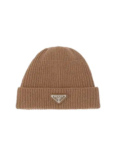 Prada Men's Wool and Cashmere Beanie | Thumbnail 1 Prada Men's Wool and Cashmere Beanie | Thumbnail 1