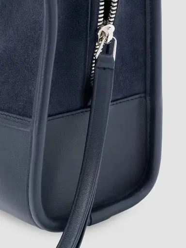 LOEWE Women's Amazona Suede Top Handle Bag - Deep Navy | Thumbnail 5 LOEWE Women's Amazona Suede Top Handle Bag - Deep Navy | Thumbnail 5
