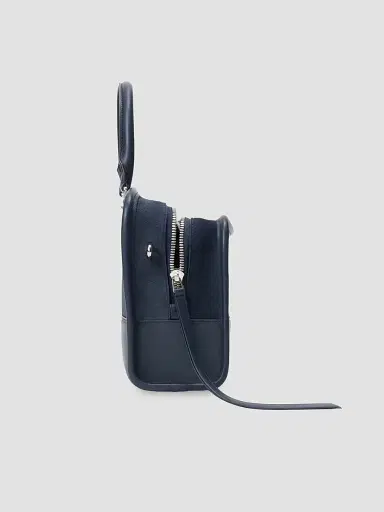 LOEWE Women's Amazona Suede Top Handle Bag - Deep Navy | Thumbnail 8 LOEWE Women's Amazona Suede Top Handle Bag - Deep Navy | Thumbnail 8