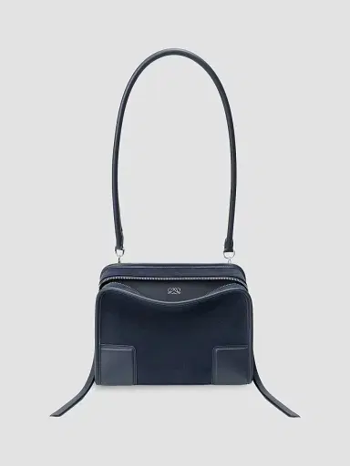 LOEWE Women's Amazona Suede Top Handle Bag - Deep Navy | Thumbnail 9 LOEWE Women's Amazona Suede Top Handle Bag - Deep Navy | Thumbnail 9