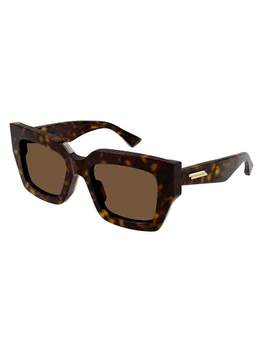 Bottega Veneta Women's 52MM Rectangular Sunglasses - Havana | Thumbnail 1 Bottega Veneta Women's 52MM Rectangular Sunglasses - Havana | Thumbnail 1