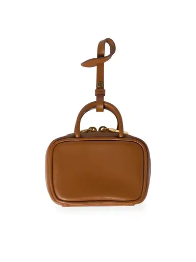 Miu Miu Women's Leather Trick Mini Bag - Brown | Thumbnail 3 Miu Miu Women's Leather Trick Mini Bag - Brown | Thumbnail 3