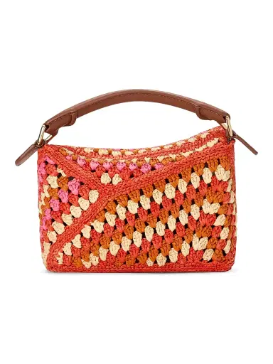 Loewe Women's x Paula's Ibiza Puzzle Edge Mini Crochet Raffia Bag | Thumbnail 5 Loewe Women's x Paula's Ibiza Puzzle Edge Mini Crochet Raffia Bag | Thumbnail 5