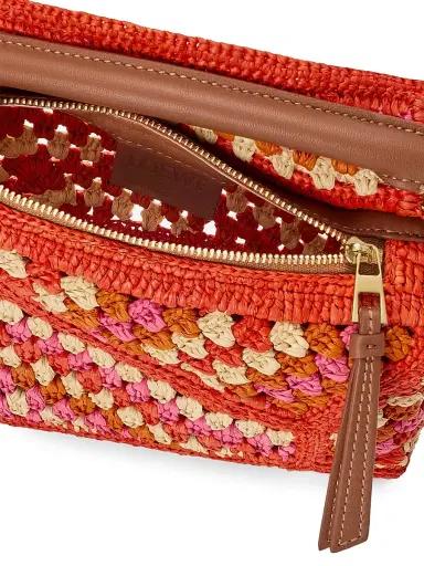 Loewe Women's x Paula's Ibiza Puzzle Edge Mini Crochet Raffia Bag | Thumbnail 7 Loewe Women's x Paula's Ibiza Puzzle Edge Mini Crochet Raffia Bag | Thumbnail 7