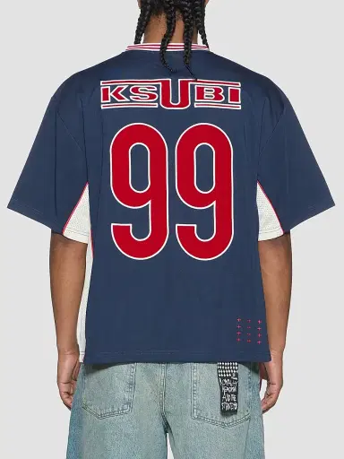 Ksubi Men's Offside Graphic Jersey T-Shirt - Navy | Thumbnail 3 Ksubi Men's Offside Graphic Jersey T-Shirt - Navy | Thumbnail 3