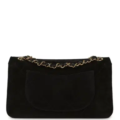 Chanel Chanel Medium "Souplissimo" Flap Bag Black Suede Gold Hardware | Thumbnail 4 Chanel Chanel Medium "Souplissimo" Flap Bag Black Suede Gold Hardware | Thumbnail 4