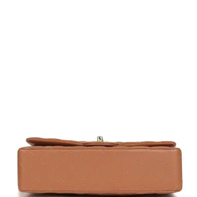 Chanel Chanel Medium Classic Double Flap Bag Brown Lambskin Light Gold Hardware | Thumbnail 6 Chanel Chanel Medium Classic Double Flap Bag Brown Lambskin Light Gold Hardware | Thumbnail 6