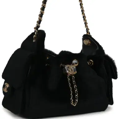 Chanel Chanel Mini 25 Hobo Bag Black Pony Hair Gold Hardware | Thumbnail 2 Chanel Chanel Mini 25 Hobo Bag Black Pony Hair Gold Hardware | Thumbnail 2