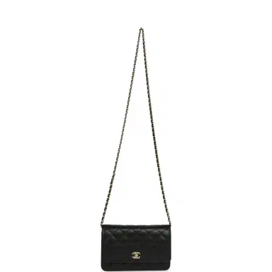 Chanel Chanel Wallet On Chain WOC Black Caviar Gold Hardware | Thumbnail 7 Chanel Chanel Wallet On Chain WOC Black Caviar Gold Hardware | Thumbnail 7