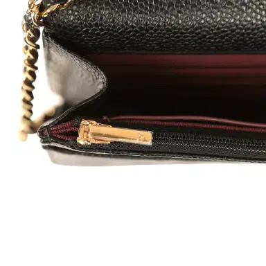 Chanel Chanel Wallet On Chain WOC Black Caviar Gold Hardware | Thumbnail 10 Chanel Chanel Wallet On Chain WOC Black Caviar Gold Hardware | Thumbnail 10