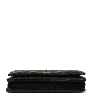 Chanel Chanel Wallet On Chain WOC Black Caviar Gold Hardware | Thumbnail 6 Chanel Chanel Wallet On Chain WOC Black Caviar Gold Hardware | Thumbnail 6