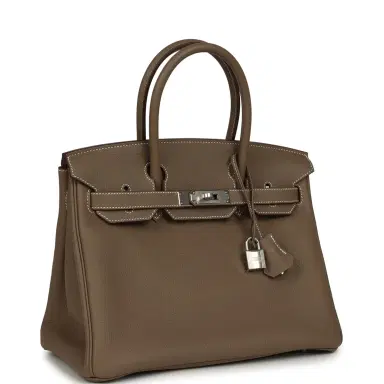 HERMÈS Hermes Birkin 30 Etoupe Togo Palladium Hardware | Thumbnail 2 HERMÈS Hermes Birkin 30 Etoupe Togo Palladium Hardware | Thumbnail 2