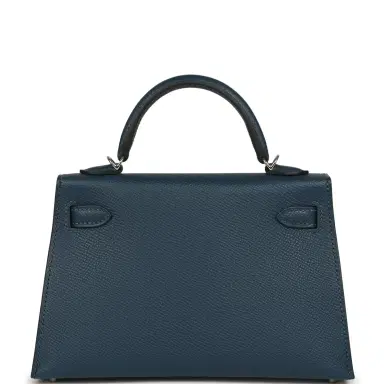 HERMÈS Hermes Kelly Sellier 20 Bleu de Prusse Epsom Electrum Hardware | Thumbnail 4 HERMÈS Hermes Kelly Sellier 20 Bleu de Prusse Epsom Electrum Hardware | Thumbnail 4