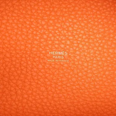 HERMÈS Hermes Picotin Lock 18 Orange Clemence Gold Hardware | Thumbnail 8 HERMÈS Hermes Picotin Lock 18 Orange Clemence Gold Hardware | Thumbnail 8