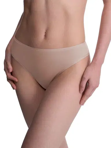 Natori Women's Bliss Bare Cotton Thong - Cafe | Thumbnail 4 Natori Women's Bliss Bare Cotton Thong - Cafe | Thumbnail 4