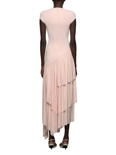 Et Ochs Women's Elowen Asymmetric Knit Combo Maxi Dress - Blush - Size Large | Thumbnail 4 Et Ochs Women's Elowen Asymmetric Knit Combo Maxi Dress - Blush - Size Large | Thumbnail 4