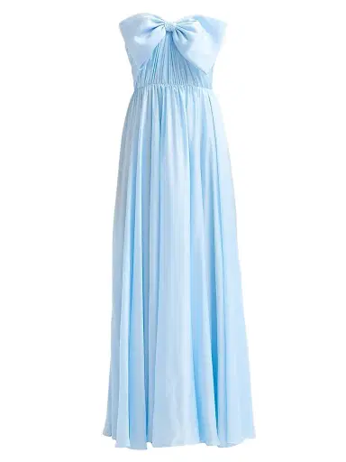 As It May Women's Lunette Bow-Detail Strapless Gown - Sky - Size XXL | Thumbnail 1 As It May Women's Lunette Bow-Detail Strapless Gown - Sky - Size XXL | Thumbnail 1