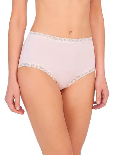 Natori Women's Bliss Cotton Full Brief - Blushing Pink | Thumbnail 1 Natori Women's Bliss Cotton Full Brief - Blushing Pink | Thumbnail 1