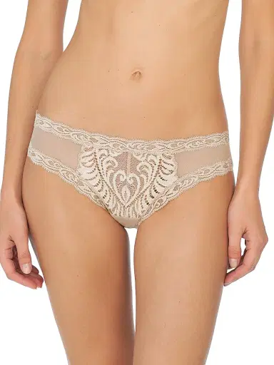 Natori Women's Feathers Lace Hipster - Cafe | Thumbnail 1 Natori Women's Feathers Lace Hipster - Cafe | Thumbnail 1