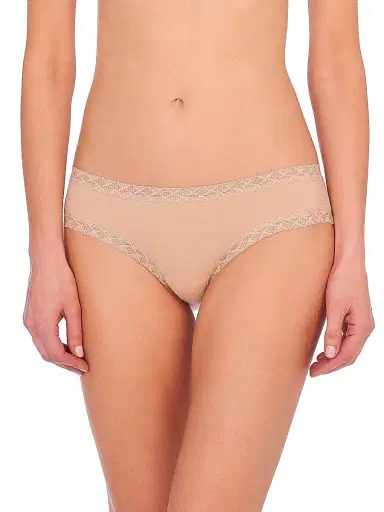Natori Women's Bliss Cotton Girl Brief 3 Pack - Black Cafe White | Thumbnail 4 Natori Women's Bliss Cotton Girl Brief 3 Pack - Black Cafe White | Thumbnail 4
