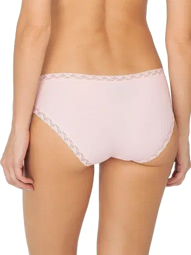 Natori Women's Bliss Cotton Girl Briefs - Blushing Pink | Thumbnail 2 Natori Women's Bliss Cotton Girl Briefs - Blushing Pink | Thumbnail 2