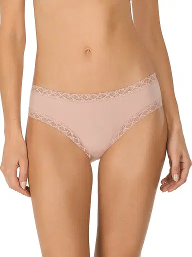 Natori Women's Bliss Cotton Girl Briefs - Blushing Pink | Thumbnail 3 Natori Women's Bliss Cotton Girl Briefs - Blushing Pink | Thumbnail 3