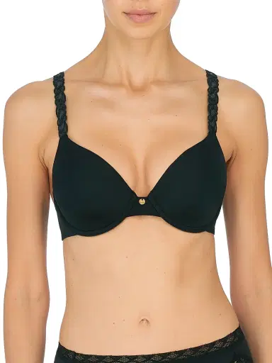 Natori Women's Pure Luxe Plunge T-Shirt Bra - Black - Size 30G | Thumbnail 2 Natori Women's Pure Luxe Plunge T-Shirt Bra - Black - Size 30G | Thumbnail 2