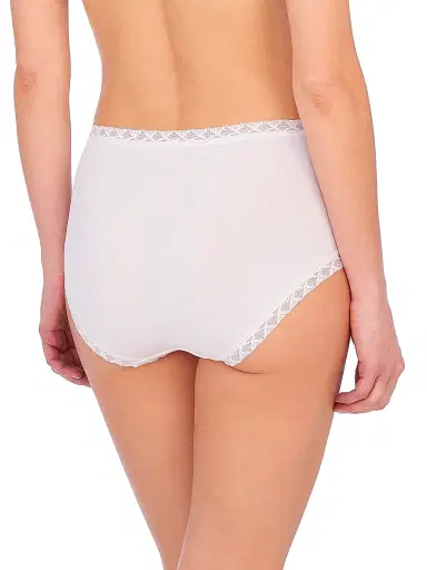 Natori Women's Bliss Cotton Full Brief - White | Thumbnail 2 Natori Women's Bliss Cotton Full Brief - White | Thumbnail 2