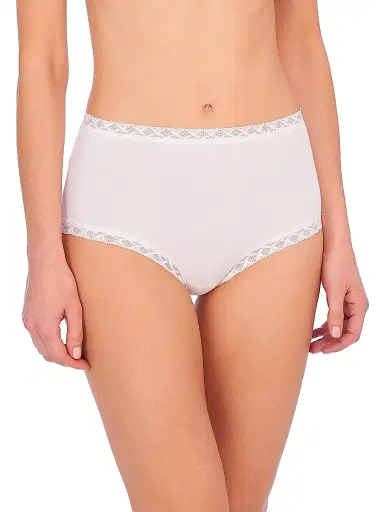 Natori Women's Bliss Cotton Full Brief - White | Thumbnail 1 Natori Women's Bliss Cotton Full Brief - White | Thumbnail 1