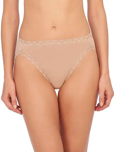 Natori Women's Bliss Cotton French Cut Brief 3 Pack - Cafe | Thumbnail 2 Natori Women's Bliss Cotton French Cut Brief 3 Pack - Cafe | Thumbnail 2