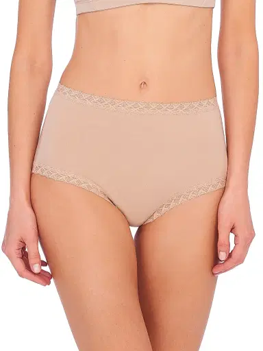 Natori Women's Bliss Cotton Full Brief - Cafe | Thumbnail 1 Natori Women's Bliss Cotton Full Brief - Cafe | Thumbnail 1