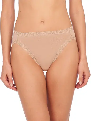 Natori Women's Bliss Cotton French Cut Brief 3 Pack - Black Cafe White | Thumbnail 3 Natori Women's Bliss Cotton French Cut Brief 3 Pack - Black Cafe White | Thumbnail 3