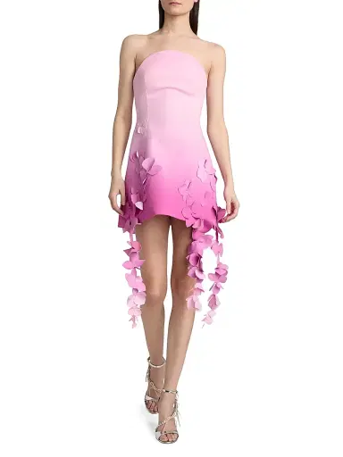 Acler Women's Forever Young Sandia Ombré Strapless Minidress - Taffy Ombre | Thumbnail 3 Acler Women's Forever Young Sandia Ombré Strapless Minidress - Taffy Ombre | Thumbnail 3