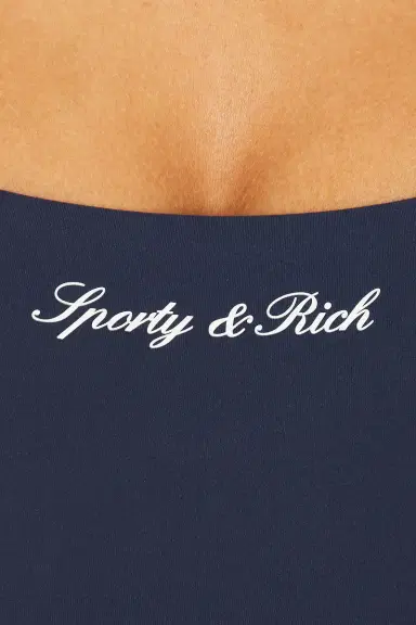 Sporty & Rich Signature Logo Court Dress | Thumbnail 4 Sporty & Rich Signature Logo Court Dress | Thumbnail 4