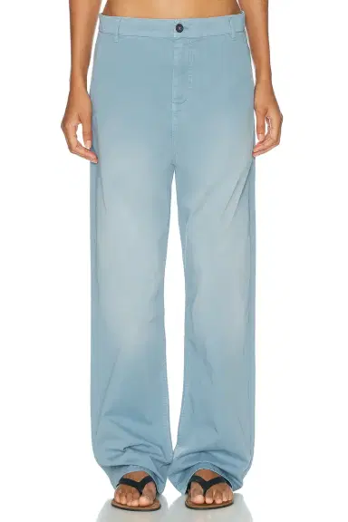 Miu Miu Twill Old Pant | Thumbnail 1 Miu Miu Twill Old Pant | Thumbnail 1