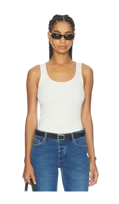 L'AGENCE Adira Scoop Neck Tank | Thumbnail 1 L'AGENCE Adira Scoop Neck Tank | Thumbnail 1