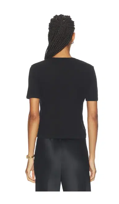 L'Agence Stormy Short Sleeve Crop Crew Neck Tee | Thumbnail 3 L'Agence Stormy Short Sleeve Crop Crew Neck Tee | Thumbnail 3