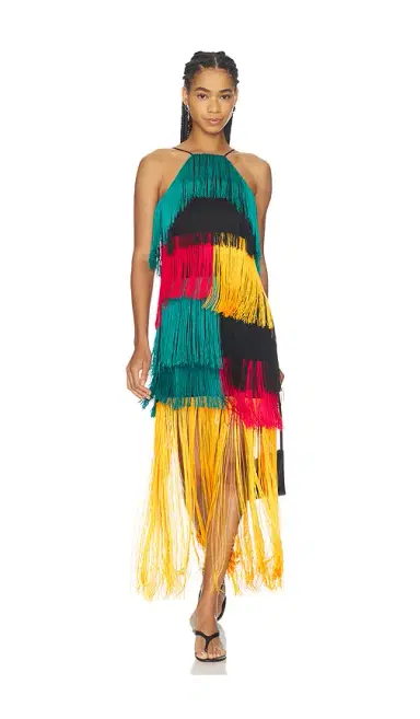 SIMONMILLER Drea Fringe Dress | Thumbnail 1 SIMONMILLER Drea Fringe Dress | Thumbnail 1