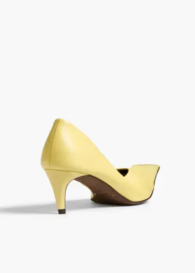 Khaite Marlene Pump In Pale Yellow | Thumbnail 6 Khaite Marlene Pump In Pale Yellow | Thumbnail 6