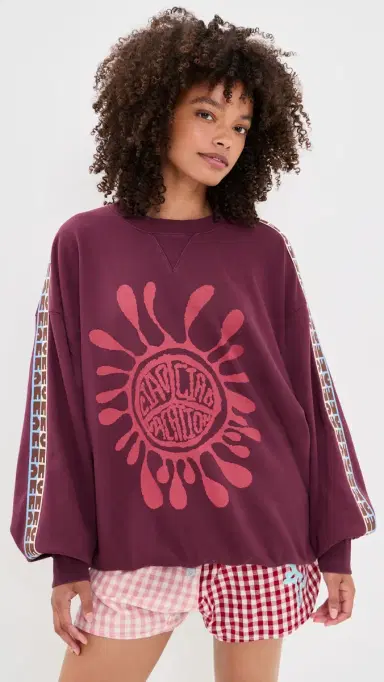 Ciao Ciao Vacation Emboss Sweater Multi | Thumbnail 2 Ciao Ciao Vacation Emboss Sweater Multi | Thumbnail 2