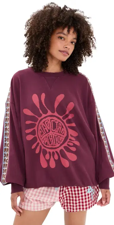 Ciao Ciao Vacation Emboss Sweater Multi | Thumbnail 1 Ciao Ciao Vacation Emboss Sweater Multi | Thumbnail 1