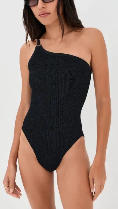 Hunza G One Shoulder One Piece Black One Size | Thumbnail 5 Hunza G One Shoulder One Piece Black One Size | Thumbnail 5