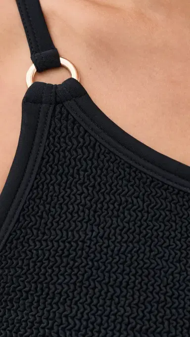 Hunza G One Shoulder One Piece Black One Size | Thumbnail 6 Hunza G One Shoulder One Piece Black One Size | Thumbnail 6